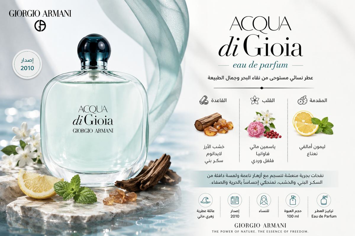 ARMANI ACQUA DI GIOIA EAU DE PARFUM 100 ml - - 100 ml