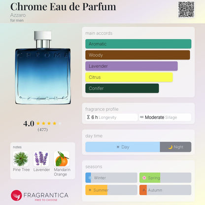 AZZARO Chrome Eau de Parfum 100ml - -