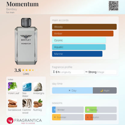 BENTLEY Momentum Edt 100ML - -