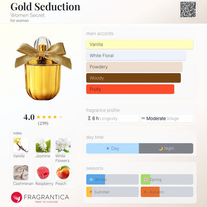 WOMEN SECRET Gold Seduction Eau De Toilette 100 ml - -
