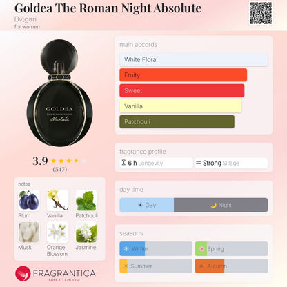 BVLGARI GOLDEA ABSOLUTE EAU DE PARFUM 75 ml - -