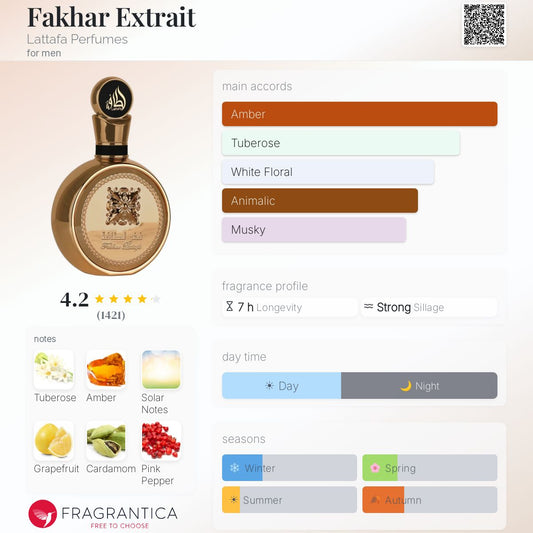 LATTAFA FAKHAR EXTRACT DE PARFUM 100ml - -