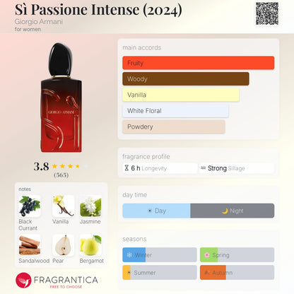 GIORGIO ARMANI Si Passione Intense eau de parfum 100ml - -