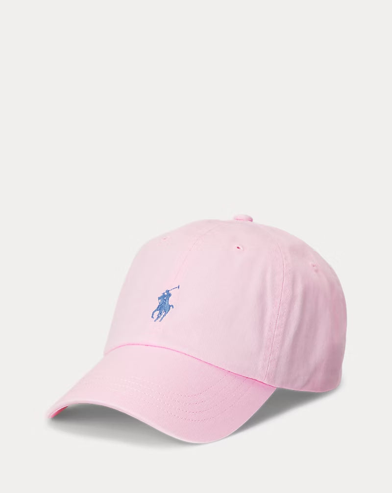 The Iconic Cotton Chino Ball Cap - - Pink