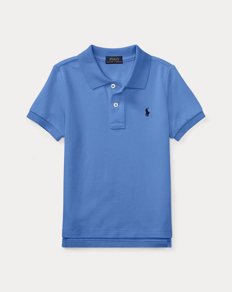 The Iconic Mesh Polo Shirt 2-7 - - Blue