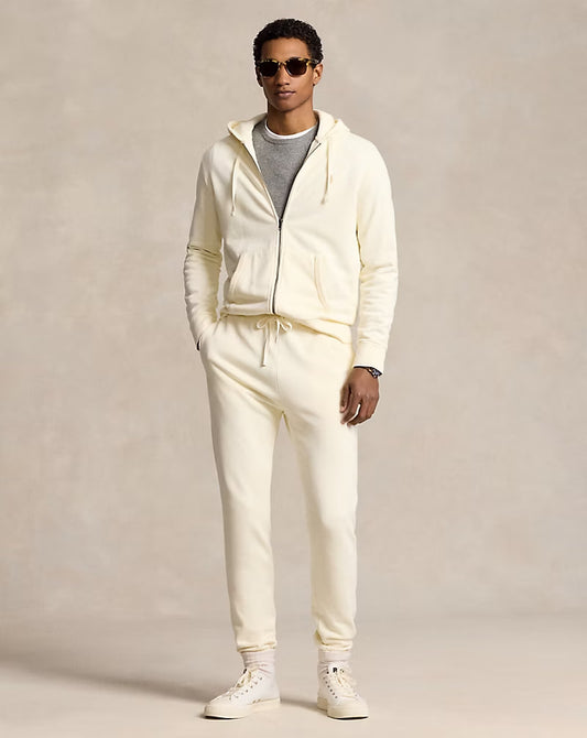 Loopback Fleece Sweatpant - - cream