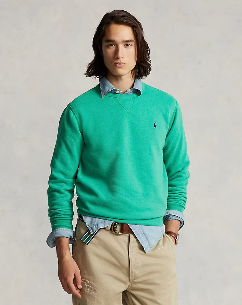 The RL Fleece Sweatshirt - - Green