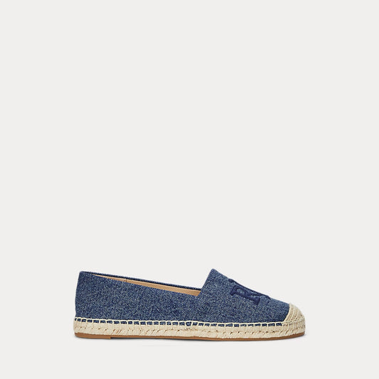 Cameryn Washed Denim Espadrille - -