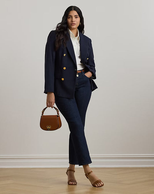 Mid-Rise Straight Jean - - ink