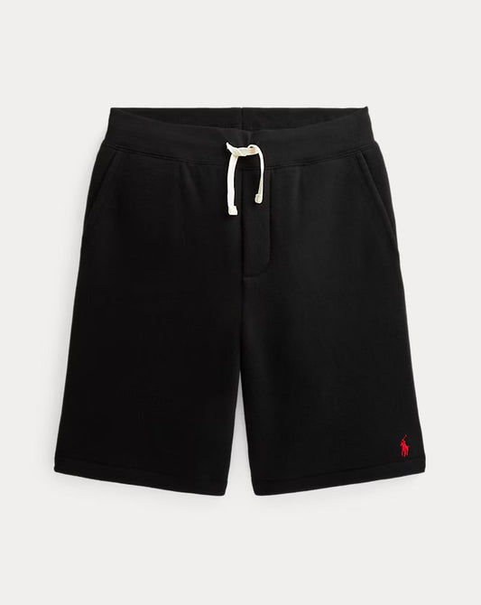 Fleece Drawstring Short - - Black
