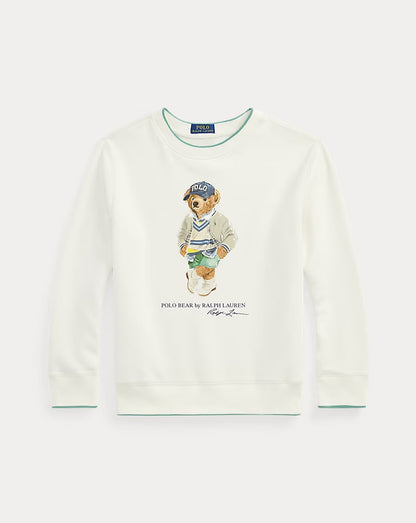 Polo Bear Fleece Sweatshirt - - White