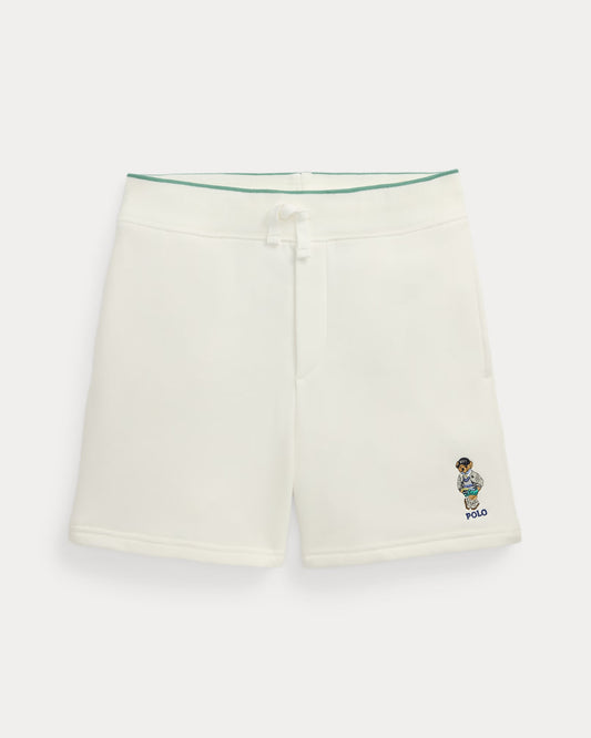 Polo Bear Fleece Short - - White