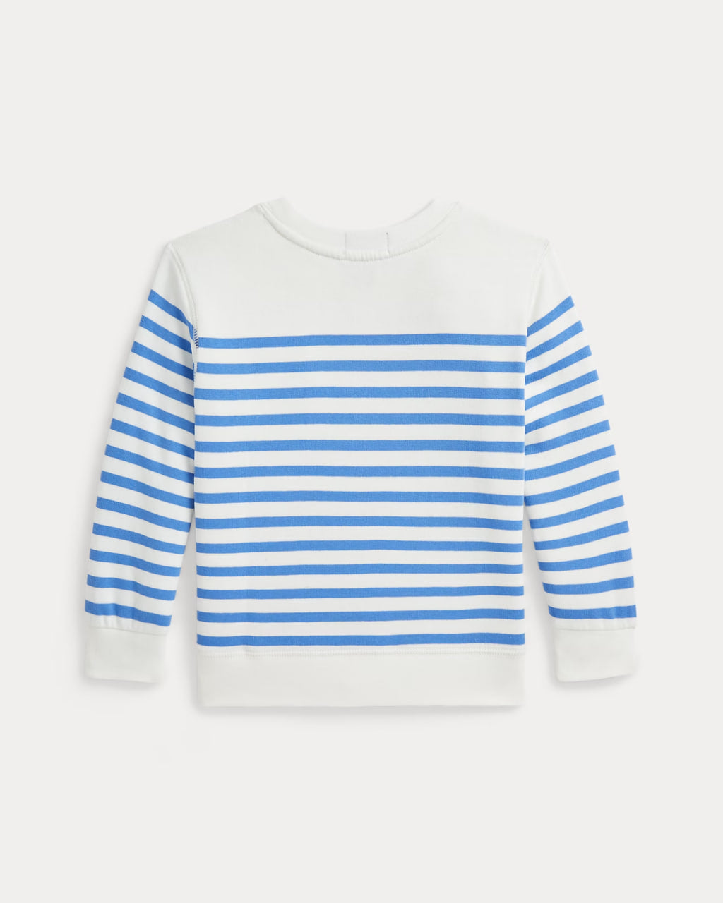 Polo Bear Striped Fleece Sweatshirt - -