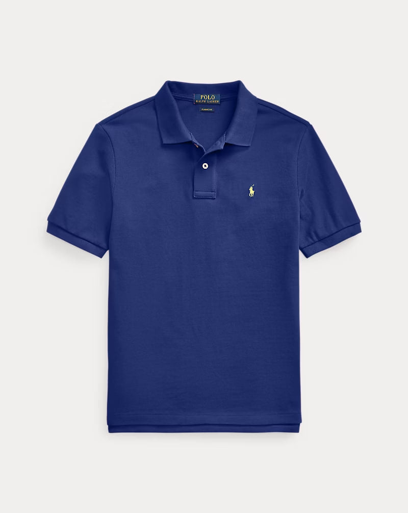 The Iconic Mesh Polo Shirt 8-20 - - Navy