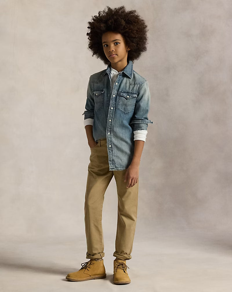 Sullivan Slim Stretch Sateen Pant 8-20 - - khaki