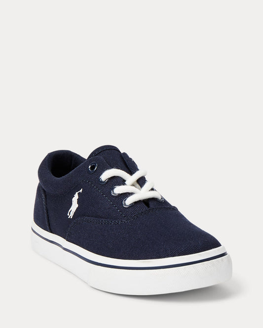 Keaton Canvas Sneaker - - Navy