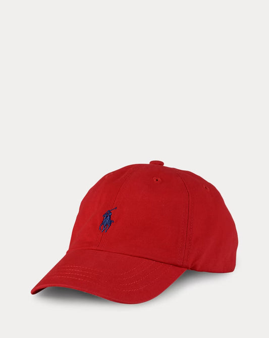 The Iconic Cotton Chino Ball Cap - boys - - Red One size