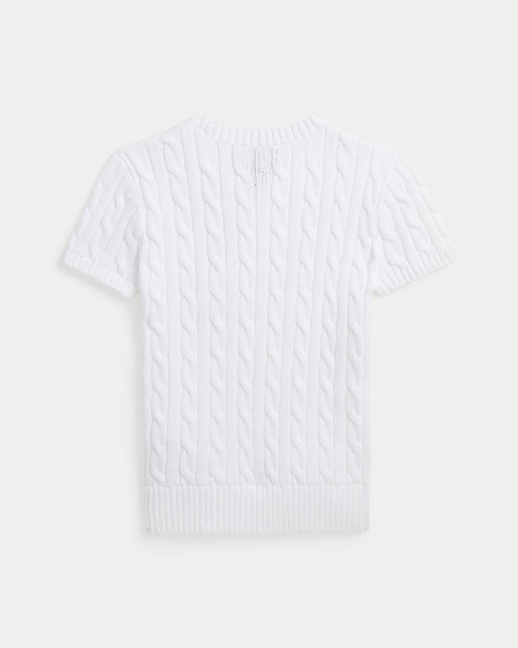 Cable-Knit Cotton Short-Sleeve Sweater 7-16 - -