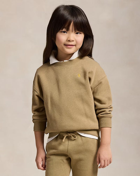 Lunar New Year Fleece Sweatshirt 2-6 - - khaki