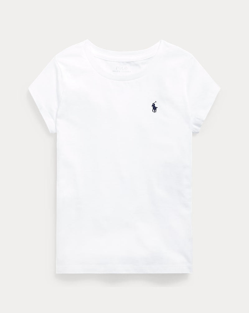 Cotton Jersey Tee 7-16 - - White