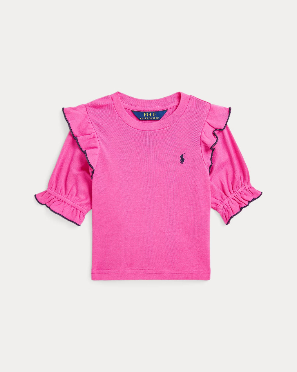 Ribbed Cotton-Modal Top 2-6 - - Laguna Pink