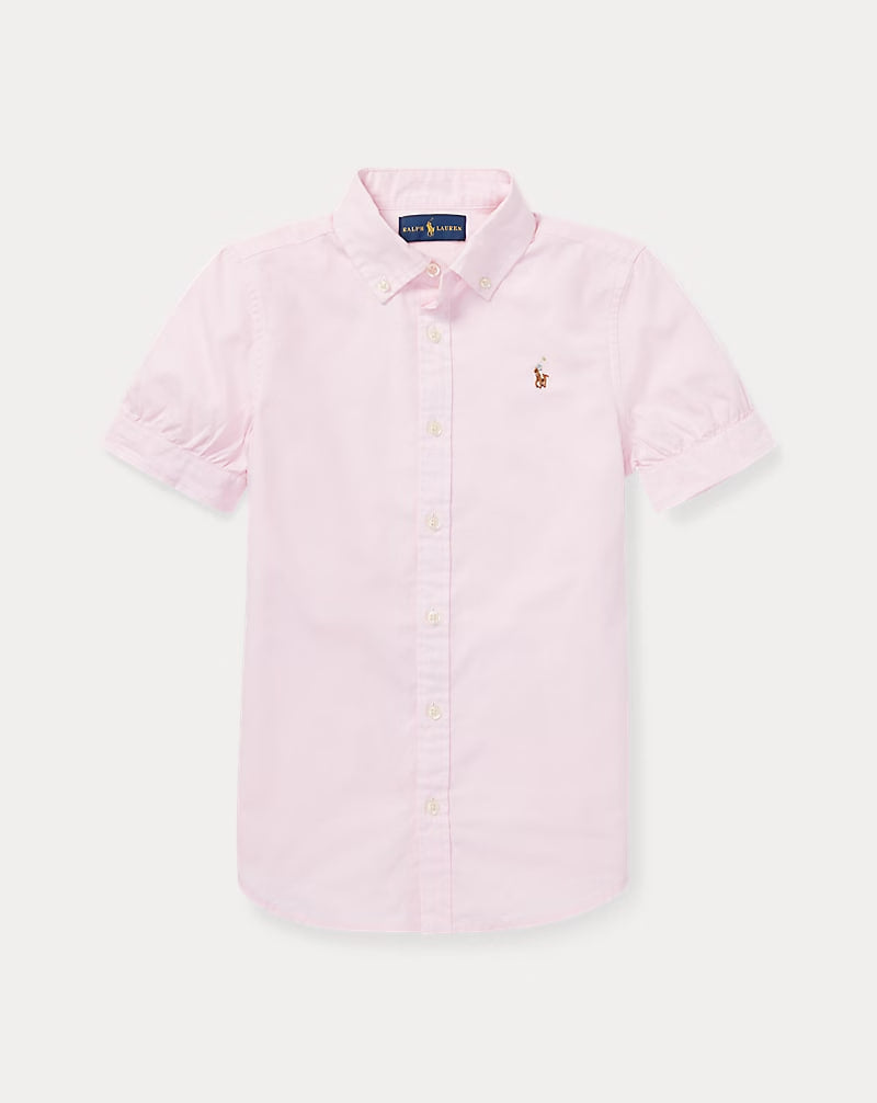 Oxford Shirt 7-16 - - Pink