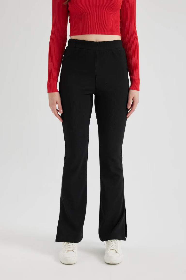Flare High waist Leggings - -