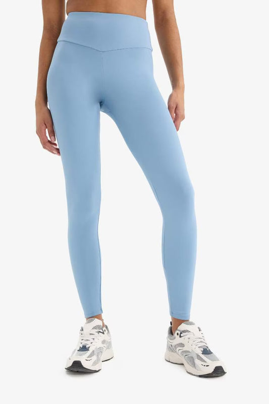 DeFactoFit Waist Wrapping Premium Leggings - - Blue