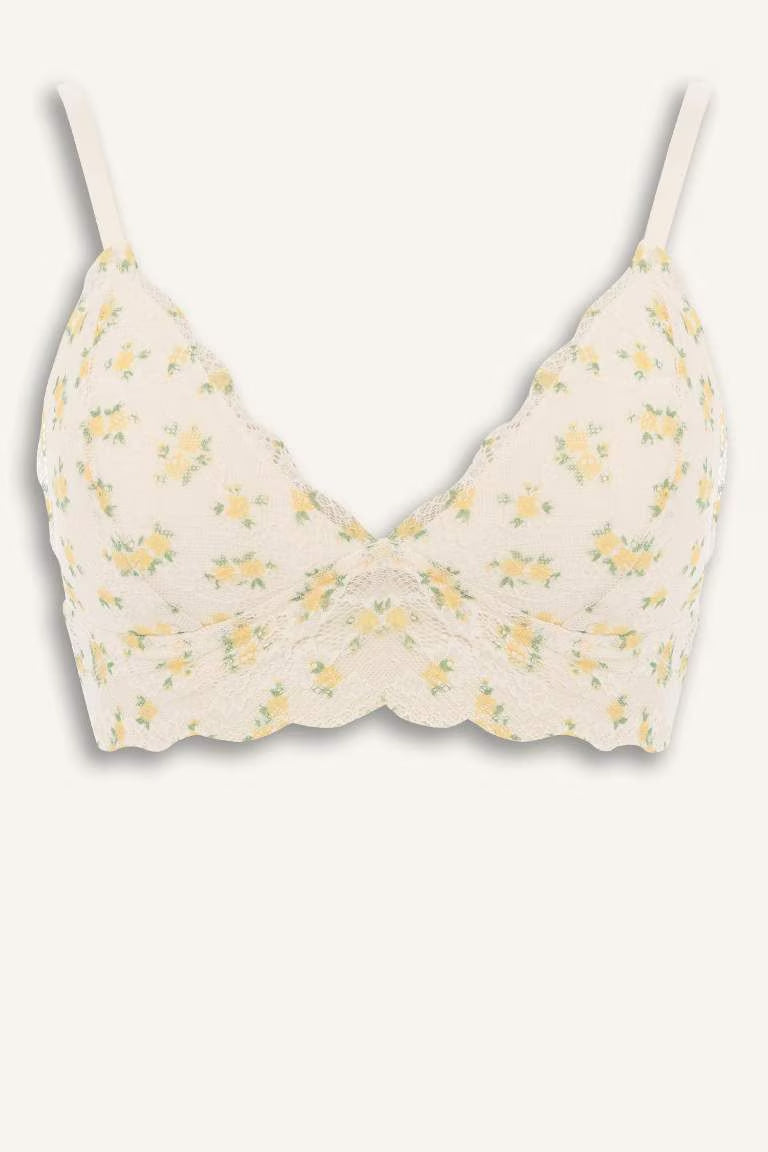 Fall in Love Full Lace Bra - - Ecru