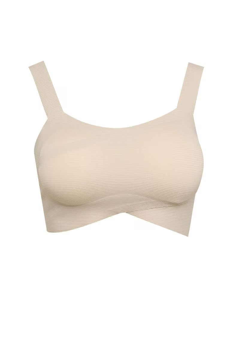 DeFactoFit V-Neck Bra - - stone