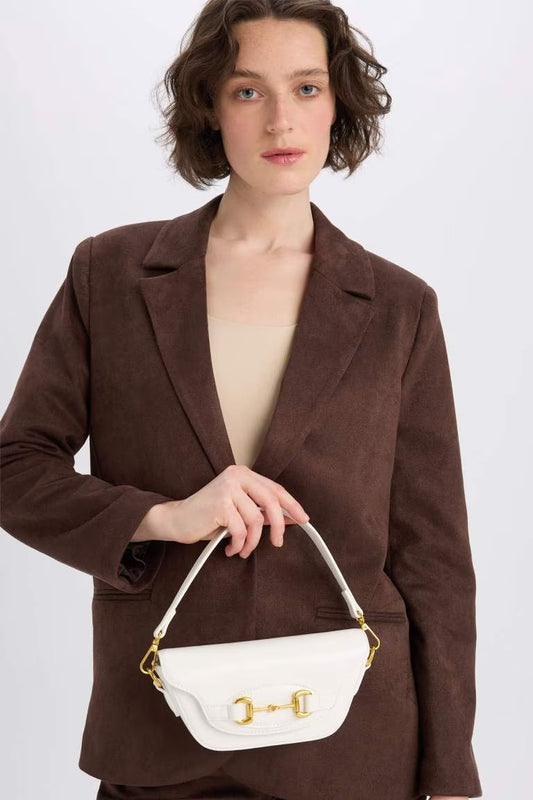 Woman Crossbody Bag - - White