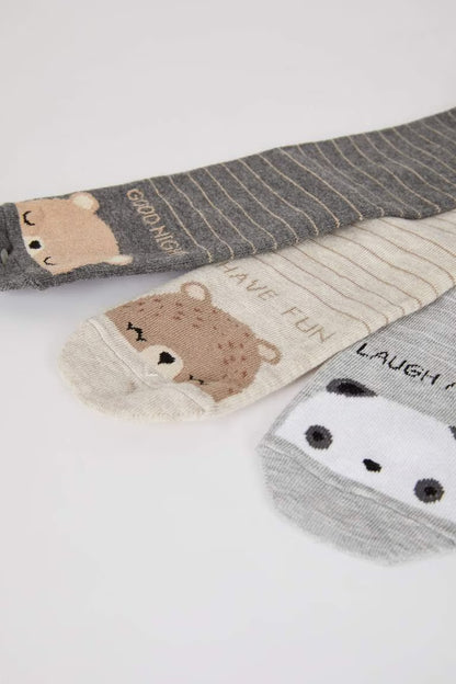 Woman Animal 3 piece Long sock - -