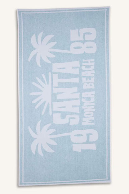 Woman Patterned Cotton Beach Towel - - Floral