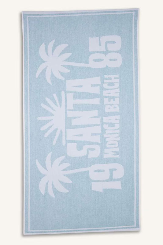 Woman Patterned Cotton Beach Towel - - Floral