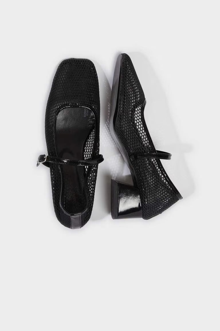 Woman Single Strap Heeled Shoes - -