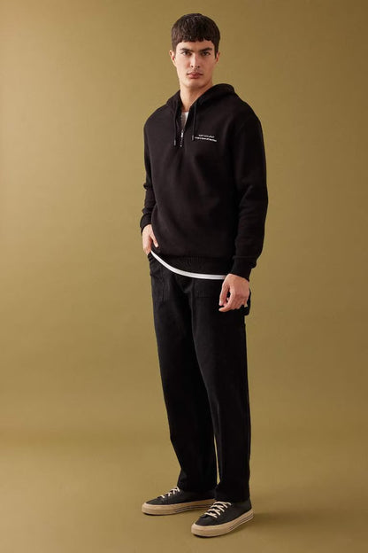 Oversize Fit Long Sleeve Sweatshirt - -
