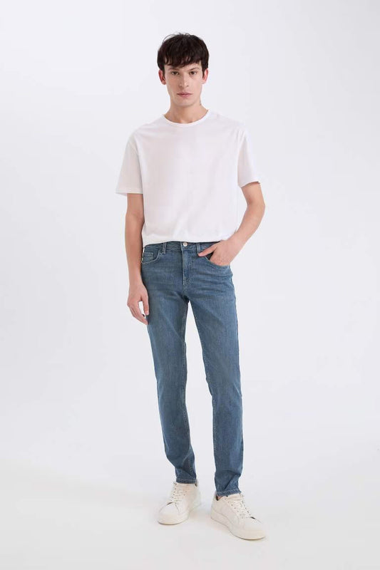 Carlo Skinny Fit Extra Slim Fit Regular Waist Jeans - -