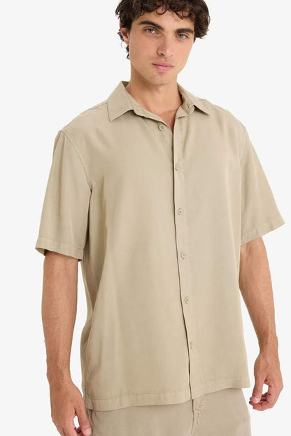 Regular Fit Short Sleeve Shirt - -