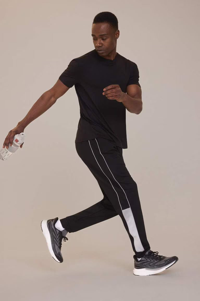 DeFactoFit Standard Fit Scuba Diver Fabric Jogger Sweatpants - -