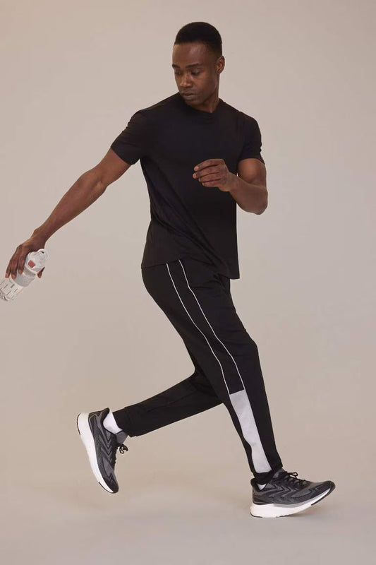 DeFactoFit Standard Fit Scuba Diver Fabric Jogger Sweatpants - -