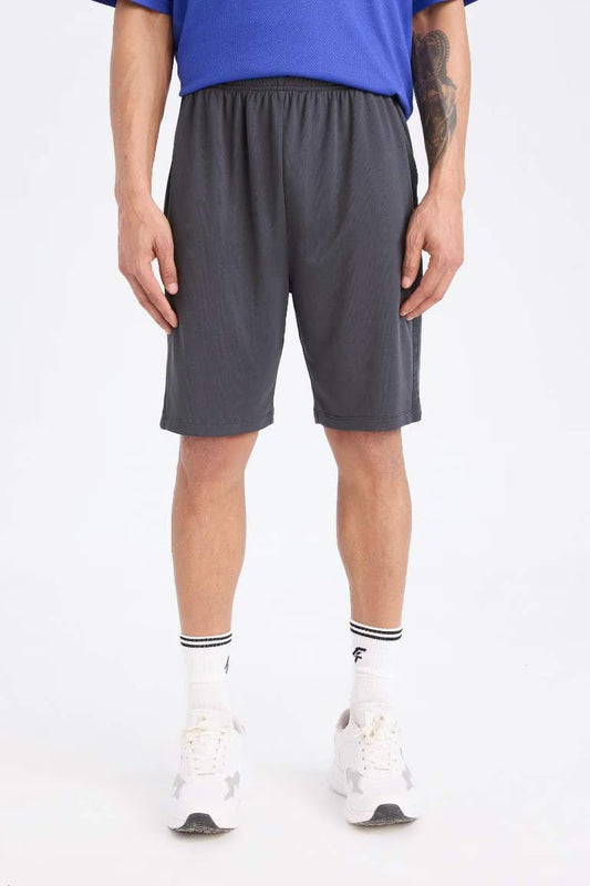 DeFactoFit Standard Fit Sports Shorts - - anthracite