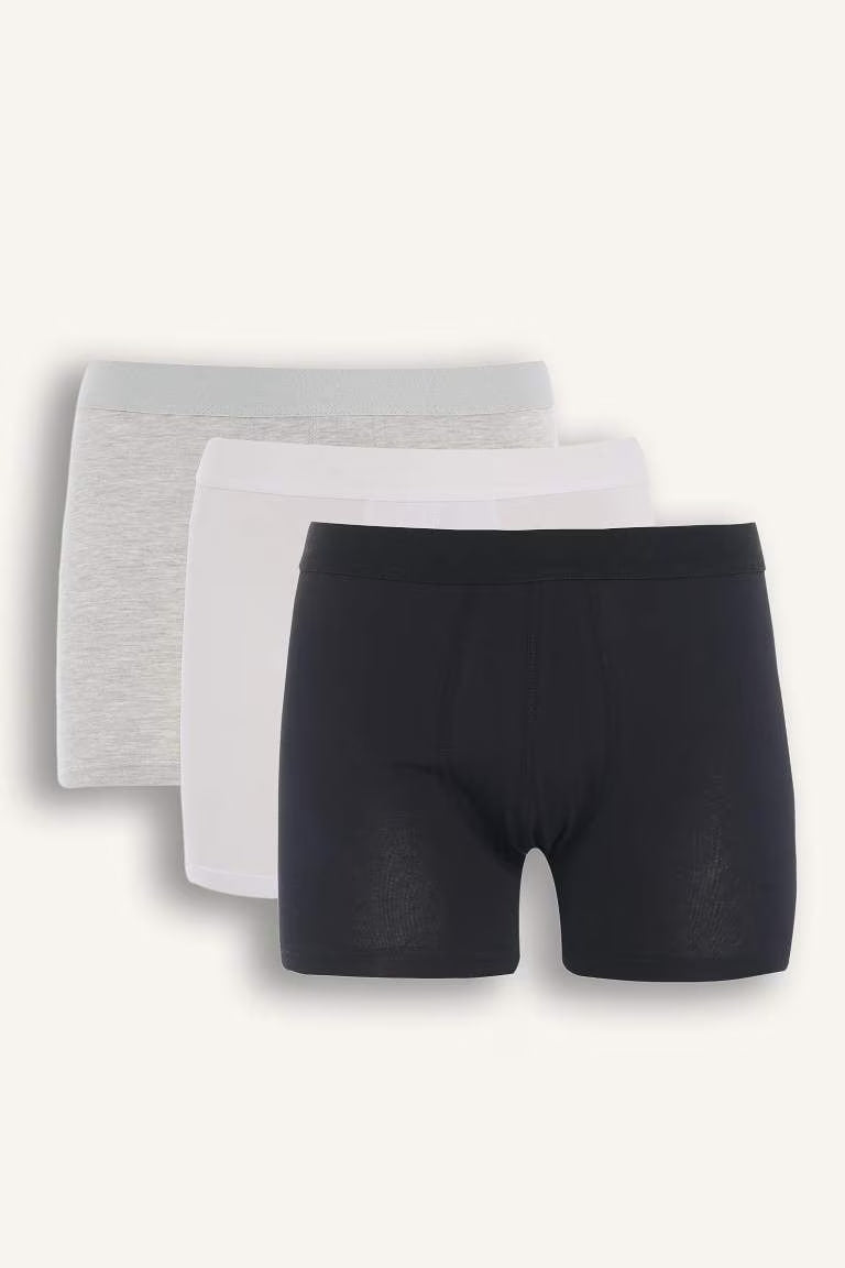 Long Fit 3 Piece Boxers - - Multicolor