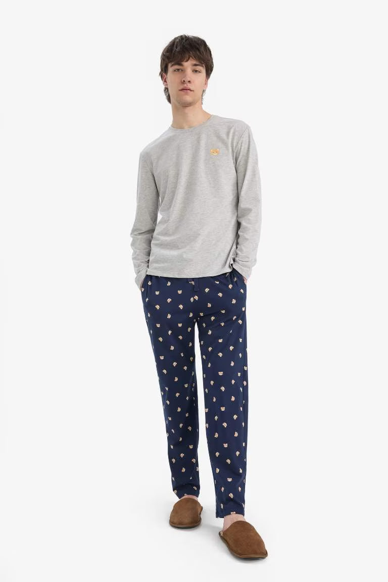 Top Bottom 2 Piece Pajama Set - -