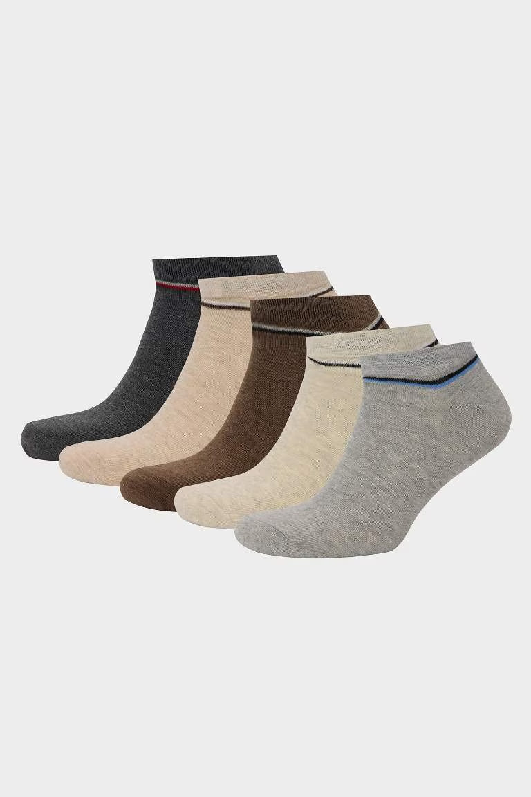 Man 5 Piece Short Socks - -