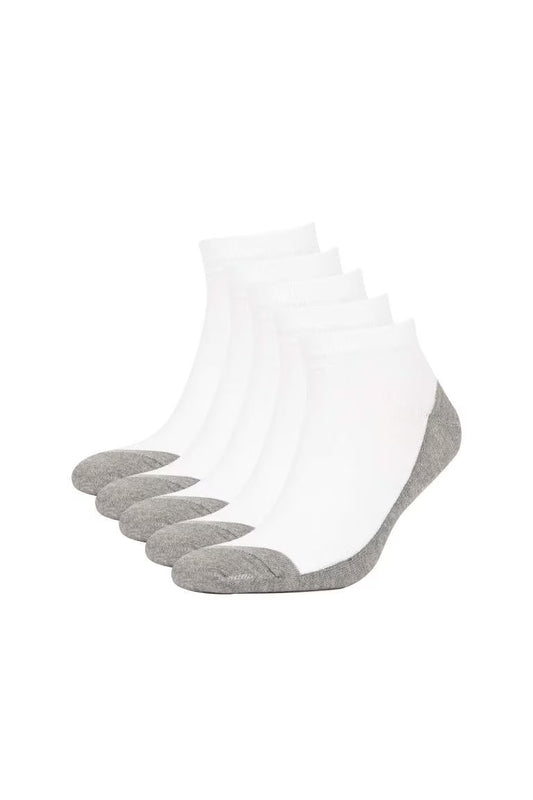 Men's 5 Pack Booties Socks - -