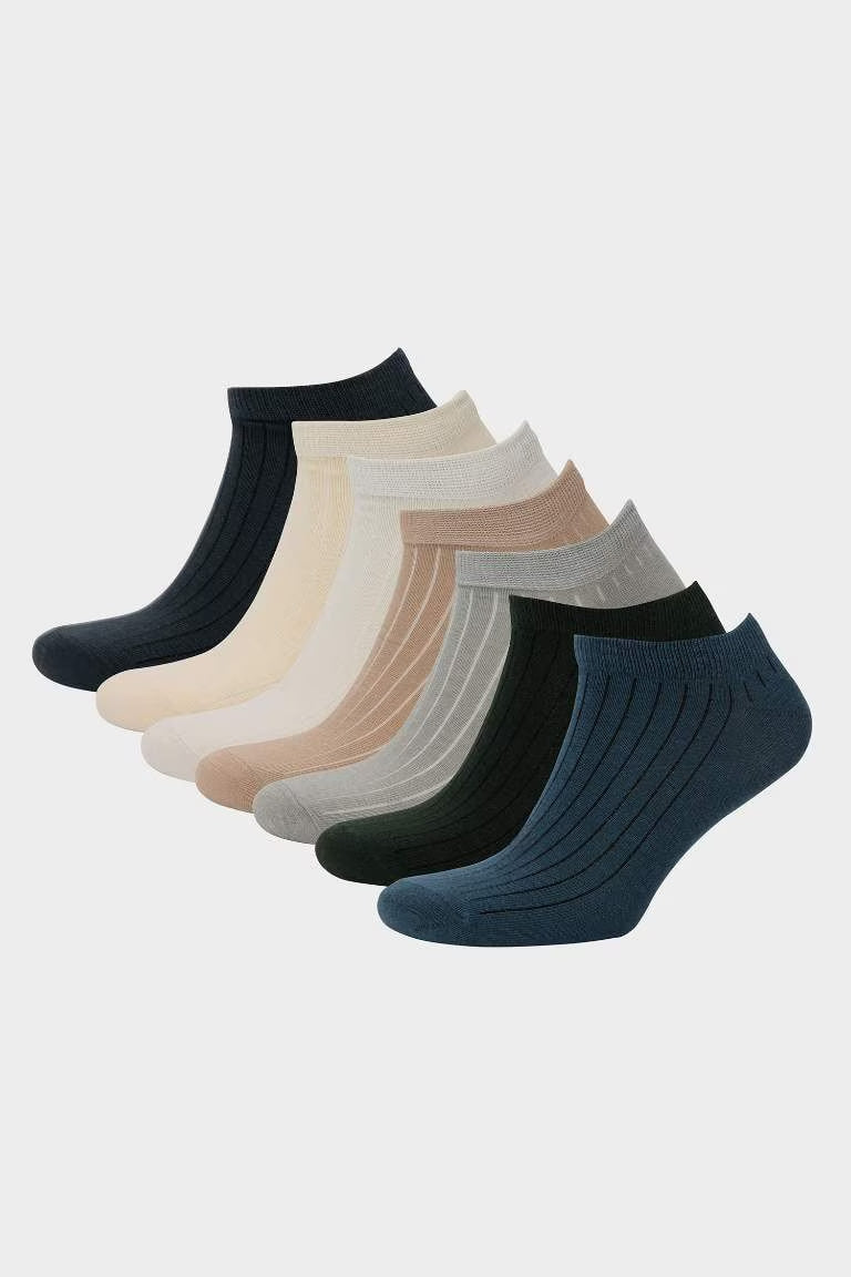 Man 7 piece Short Socks - -