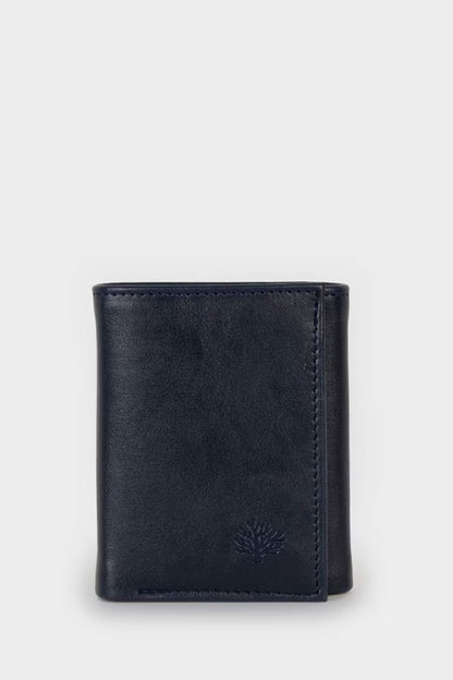 Man Faux Leather Wallets - - Navy