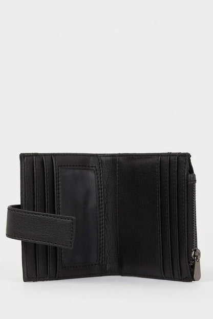 Man Faux Leather Wallets - -