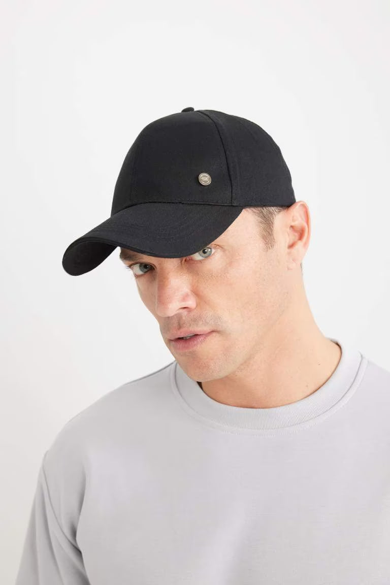 Boy Cotton Baseball Basketball Cap - - Black