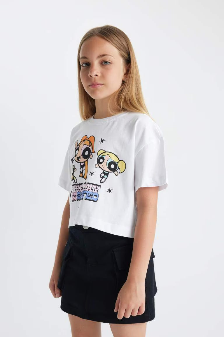 Girl PowerPuff Girls Short Sleeve T-Shirt - -